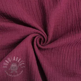 Dubbelgasväv/muslin berry ORGANIC
