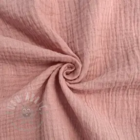 Dubbelgasväv/muslin soft rose