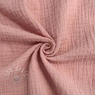 Dubbelgasväv/muslin soft rose