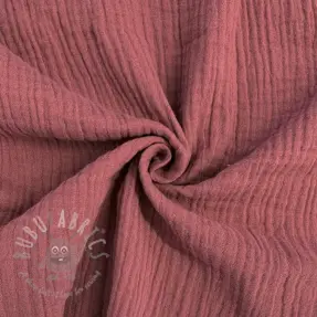 Dubbelgasväv/muslin mauve