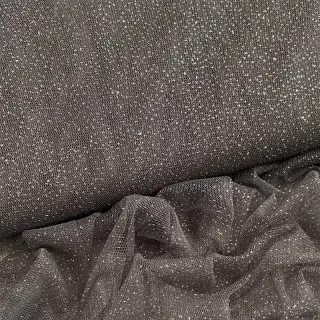 Tyl na TUTU ROYAL SPARKLE dark grey silver