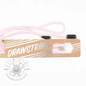 Snöre till huva med ändbeslag 115 cm HEAD3 light pink