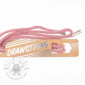Snöre till huva med ändbeslag 115 cm HEAD2 old pink