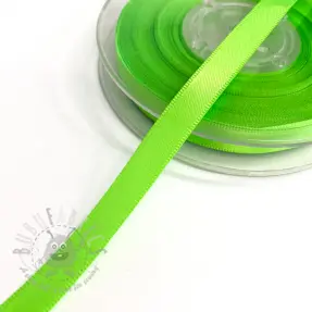 Satinband dubbelsidig 9 mm neon green