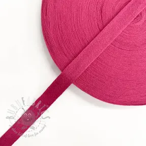 Kypertband bomulls 15 mm fuchsia