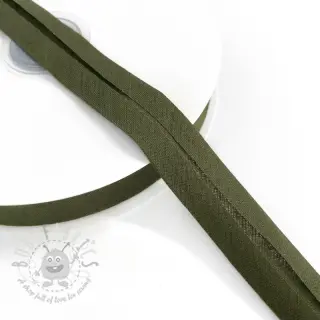 Kantremsa bomull camo green