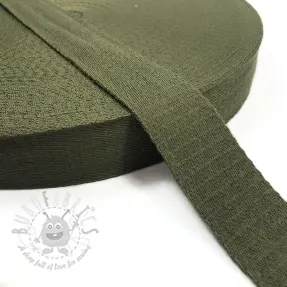 Gjordband bomull 4 cm camo green
