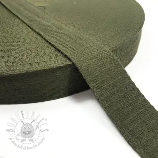 Gjordband bomull 4 cm camo green