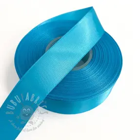 Satinband dubbelsidig 25 mm aqua