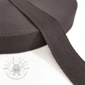 Gjordband bomull 4 cm mocha