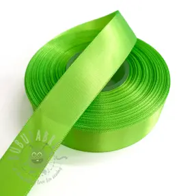 Satinband dubbelsidig 25 mm neon green