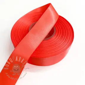 Satinband dubbelsidig 25 mm neon orange
