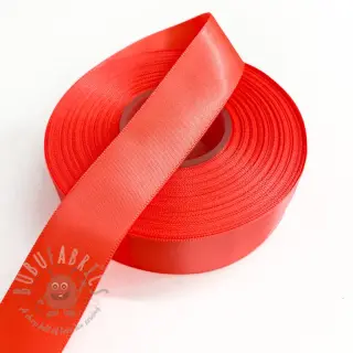 Satinband dubbelsidig 25 mm neon orange