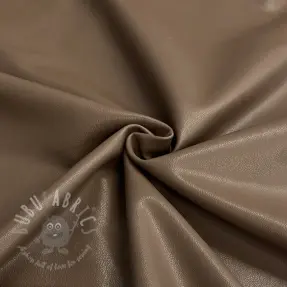 Konstläder för kläder taupe