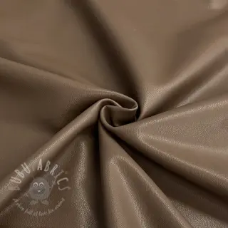 Konstläder för kläder taupe