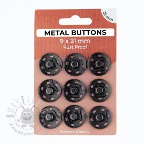 Tryckknapp METAL 21 mm anthracite