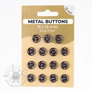 Tryckknapp METAL 12 mm anthracite