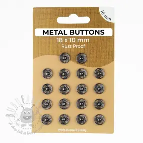 Tryckknapp METAL 10 mm anthracite