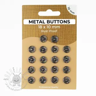 Tryckknapp METAL 10 mm anthracite