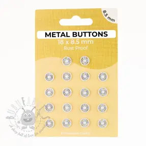 Tryckknapp METAL 8,5 mm off white