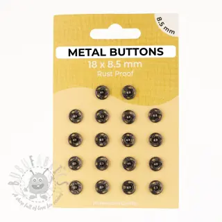 Tryckknapp METAL 8,5 mm anthracite