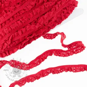 Bomullsspets elastisk red