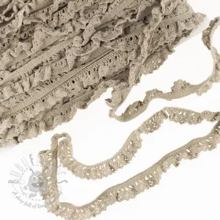 Bomullsspets elastisk sand