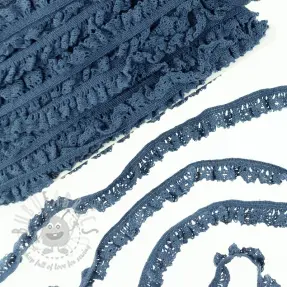Bomullsspets elastisk jeans