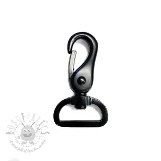 Metallkarbinhake 25 mm black