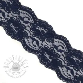 Spets Blossom dark blue