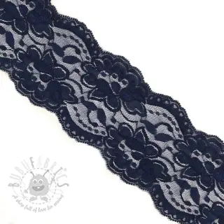 Spets Blossom dark blue