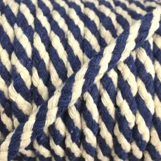 Bavlnená šnúra 5 mm blue ecru