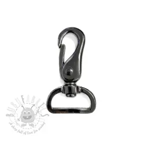 Metallkarbinhake 25 mm anthracite