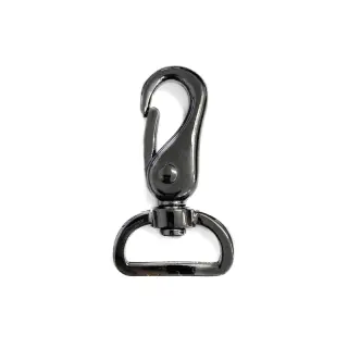 Kovová karabína 25 mm anthracite