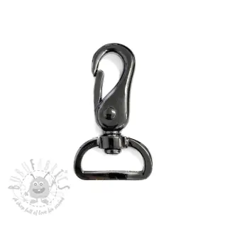Metallkarbinhake 25 mm anthracite