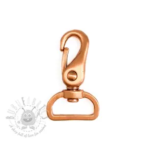 Metallkarbinhake 25 mm copper