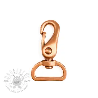 Metallkarbinhake 25 mm copper