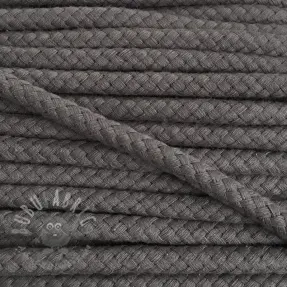 Bomullssnöre 8 mm dark grey