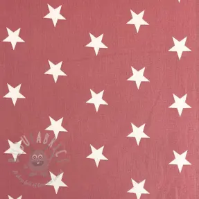 Bomullstyg Stars blush