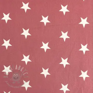 Bomullstyg Stars blush