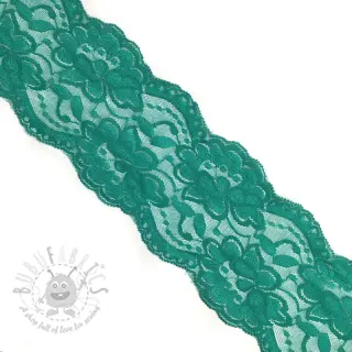 Spets Blossom dark green