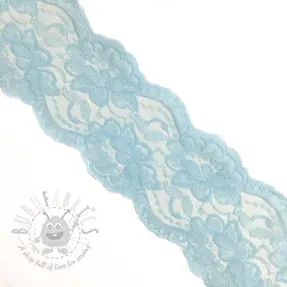 Spets Blossom light blue