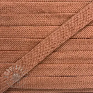 Bomullssnöre platt 13 mm salmon