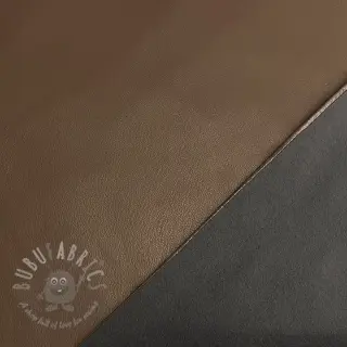 Konstläder för kläder taupe