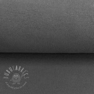 Ribbstickat RIB anthracite ORGANIC