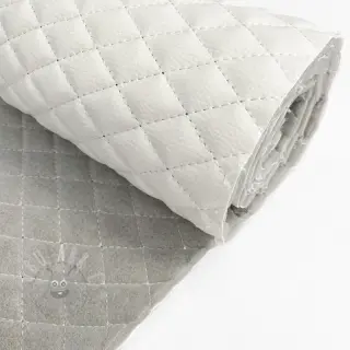 Konstläder MATELASSE blanc
