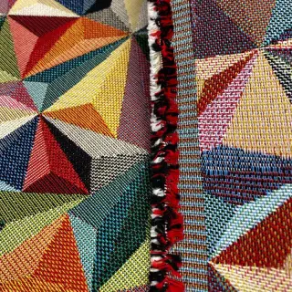Dekoračná látka GOBELIN PREMIUM Colourful triangles