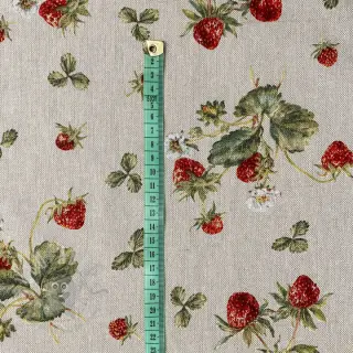 Dekorationstyg Linenlook Wild strawberries
