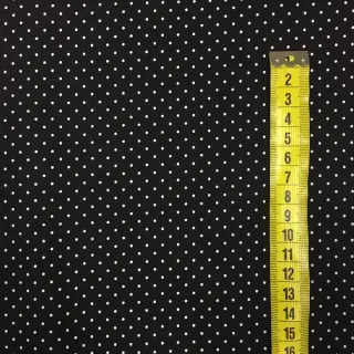 Bavlnená látka Petit dots black