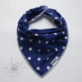 Bomullstyg Petit stars cobalt